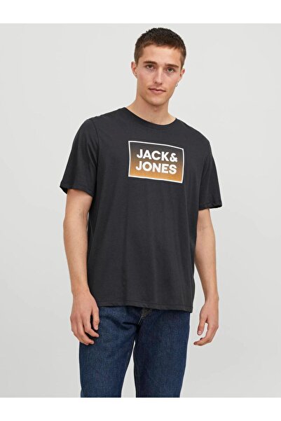 Jack & Jones JACK&JONES 12249331 JACK&JONES З НАПИСОМ, КРУГЛИЙ ВИРІЗ, КОРОТКИ...