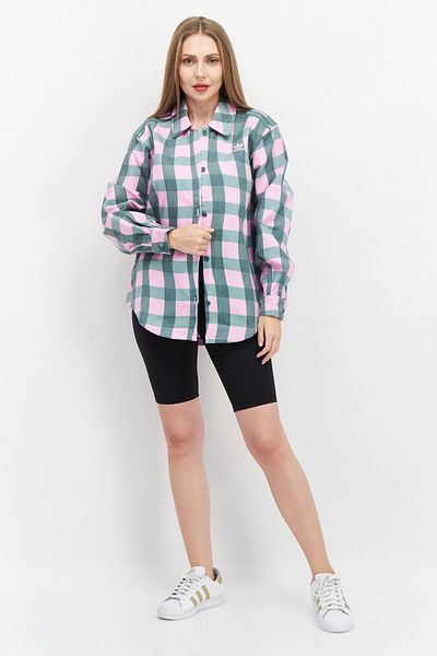 adidas Women Sportswear Fit Log Sleeve Outdoor Top, Pink
