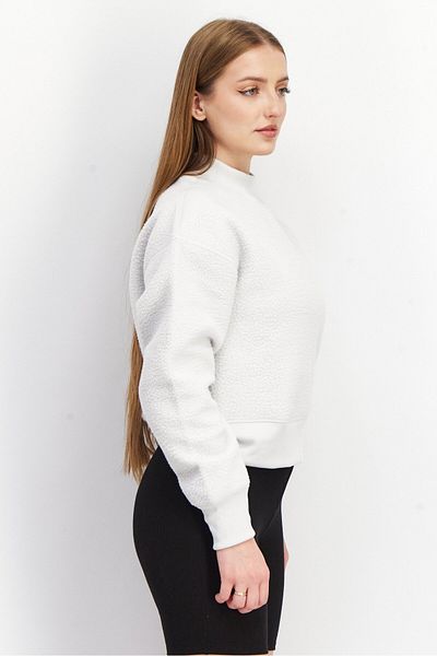 Puma Women Sportswear Fit Long Sleeve Outdoor Sweatshirts, Off White
