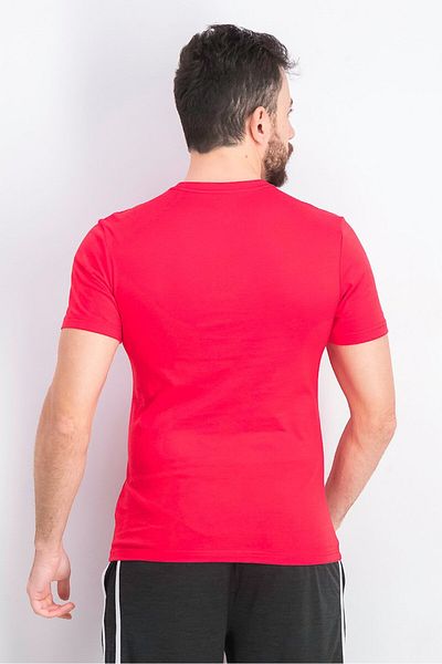 Reebok Men Solid Short Sleeve Sportswear T-shirt, Red