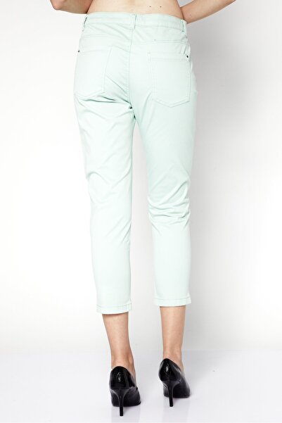 Esprit Women Skinny Fit Solid Chino Pants, Light Green