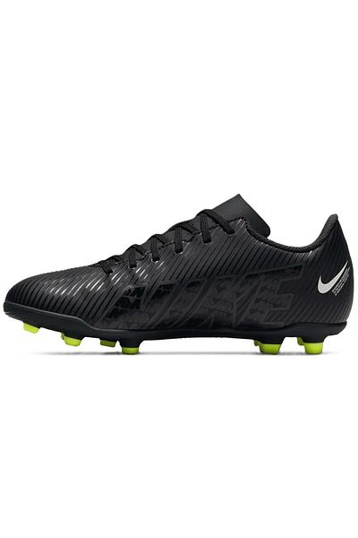 Nike Mercurial Vapor 15 Club Fg/Mg Junior Black Football Shoes