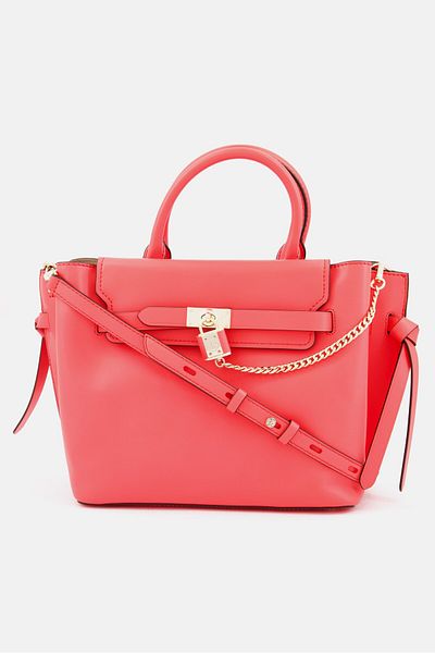 Michael Kors Women Brand Logo Shoulder Bag 26 H x 45  L x 15 W cm, Pink
