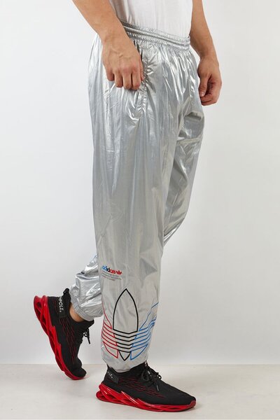 Adidas Originals Men Regular Fit Training Sweatpants, Silver