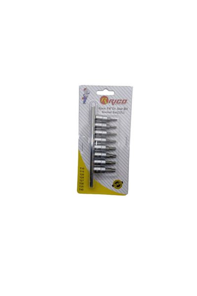 Rico Rc7023 1/4" Socket Torx Bit Set Set 8 Pieces (37L)