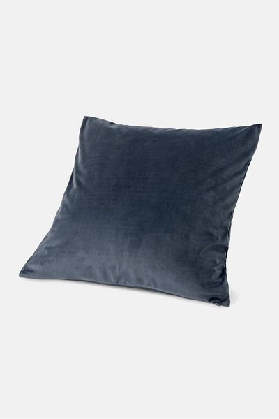 Tchibo غطاء وسادة مخملي، أزرق