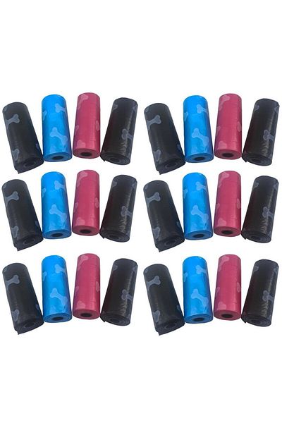 jetfast 24 Rolls 360 Pieces Dog Pet Poop Bags Excrement Bags