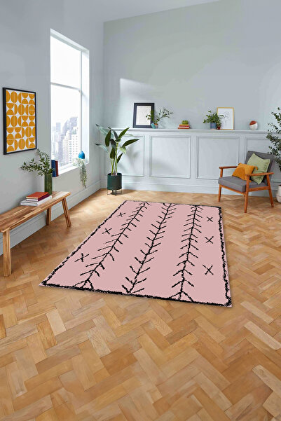 Napoli Home Printed Scandinavian Pattern Ethnic Look Washable Non-Slip Runner Kitchen Living Room Carpet