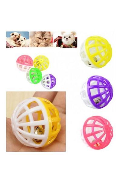 jetfast 2 Pieces Pet Rattle Play Ball 3.5 Cm