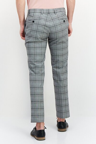 Alfani Men Slim Fit Plaid Dress Pants, Black