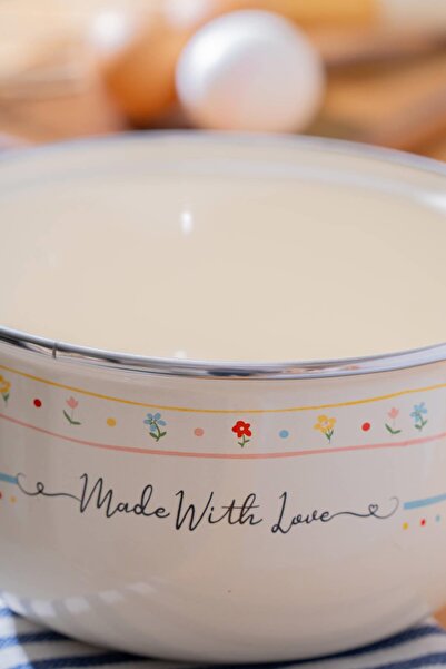 ACAR Made with Love Enamel Mixing Bowl - 18 cm
