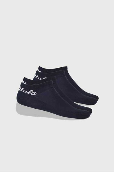 UCLA Adelita 2-Piece Navy Blue Ballerina Jacquard Standard Fit Unisex Socks