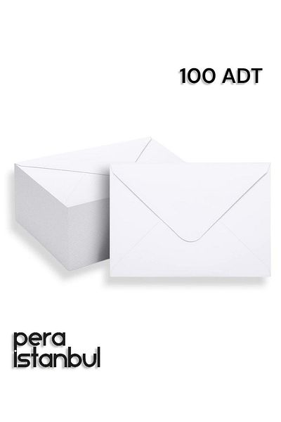 Pera İstanbul 100Pcs 13*18 White Invitation Card Luxury Greeting Card Letter Seal Wallet Large Capacity Bag Envelope