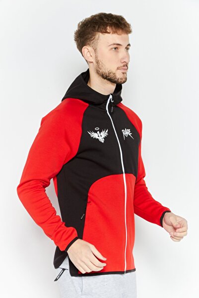 Puma x Lamelo Ball Men Sportswear Fit Long Sleeve Outdoor Hooded Jacket, Red