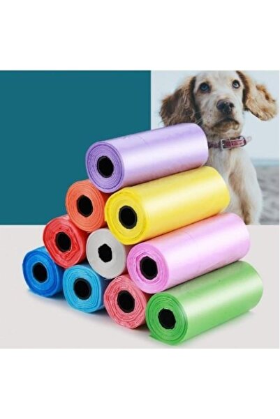 jetfast 8 Rulo 120 Adet Desensiz Köpek Evcil Hayvan Kaka Torbası Dışkı Poşeti