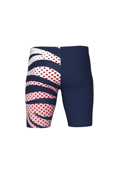 ARENA Men's arena multi stripes swim jammer navy white multi