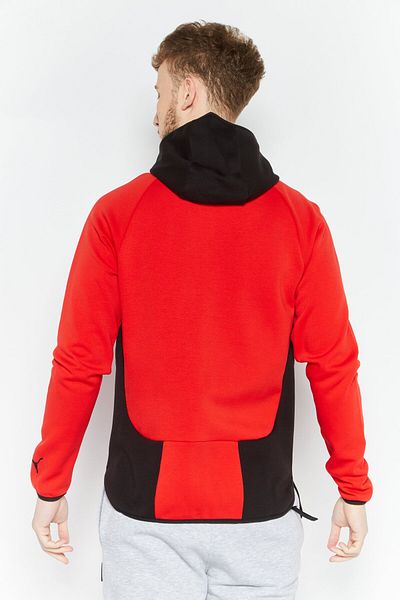 Puma x Lamelo Ball Men Sportswear Fit Long Sleeve Outdoor Hooded Jacket, Red/Black