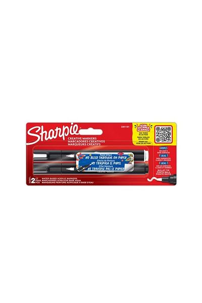 Sharpie 2201181 - Creative Acrylic Marker Set of 2 Round Tips