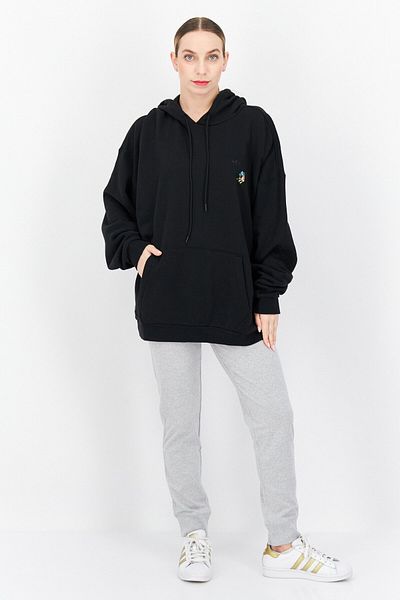 adidas Women Sportswear Fit Outdoor Hoodie, Black