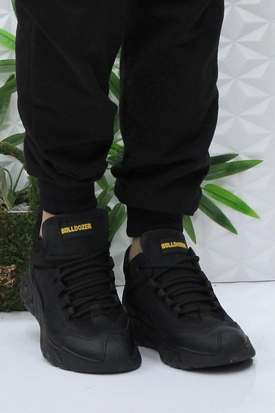 Bulldozer 250053   Μαύρα Nubuck Άνετα Ευέλικτα Γνήσια Ανδρικά Προϊόντα