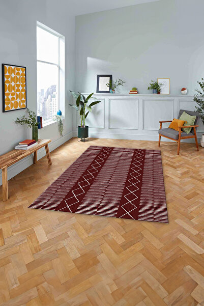 Napoli Home Printed Nordic Wicker Pattern Washable Non-Slip Runner Kitchen Living Room Carpet