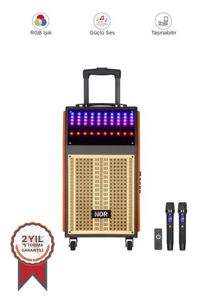 Torima Bluetooth Hoparlör Mikrofonlu Kumandalı Rgb Işıklı Speaker NDR-108R Tu...