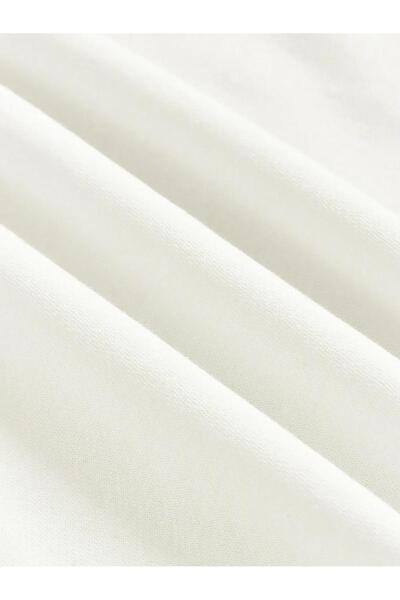 SOFTWAY Unisex Oversize Are You Ok Honey Printed Basic Sweatshirt – Ecru