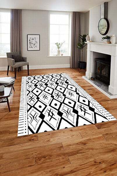 Napoli Home Printed Nordic Ethnic Rug Model Washable Non-Slip Floor Mat Kitchen Living Room Carpet