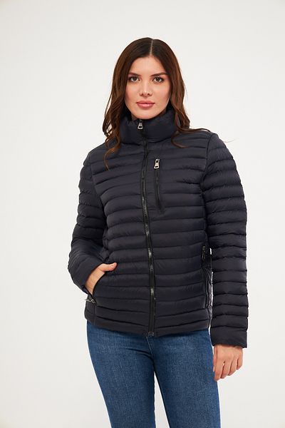 Avones Women's Waterproof Padded Quilted Puffer Jacket with Zippered Front Length and Pockets