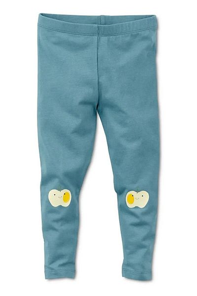 Tchibo Toddler Girls 2 Pcs Plain Heather Pull,On Leggings, Teal and Grey