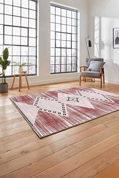 Napoli Home Printed Nordic Wicker Pattern Washable Non-Slip Runner Kitchen Living Room Carpet