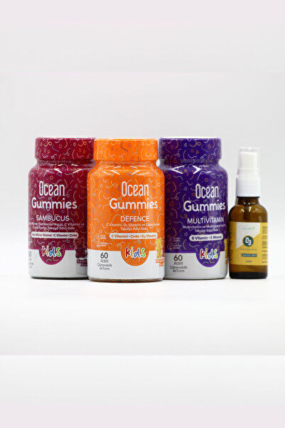 Ocean Gummies Sambucus, Ocean Gummies Defence, Ocean Gummies Multivitamin ve ...