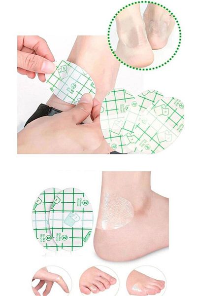 jetfast 10Pcs Transparent Shoes Heel Protector Knock Tape Anti-Friction Waterproof Transparent Tape
