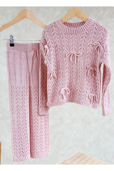 Butik Bow Knitwear Set