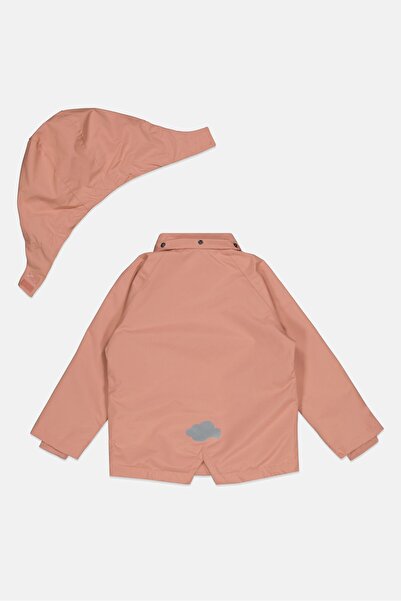 Tchibo Toddlers Girl Hooded Plain Thermal Jacket, Pink