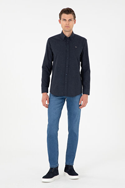 U.S. Polo Assn. Pantaloni de jeans slim fit albaștri pentru bărbați 50296862-...