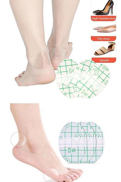 jetfast 10Pcs Transparent Shoes Heel Protector Knock Tape Anti-Friction Waterproof Transparent Tape