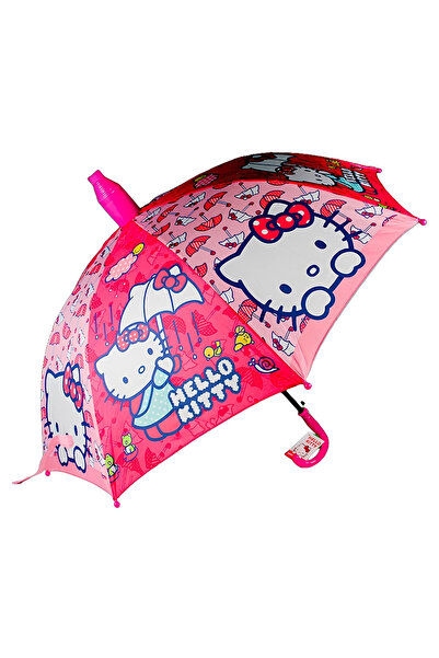 TOYFEST Koruma Kılıflı Hello Kitty Lisanslı Şemsiye - Model 1