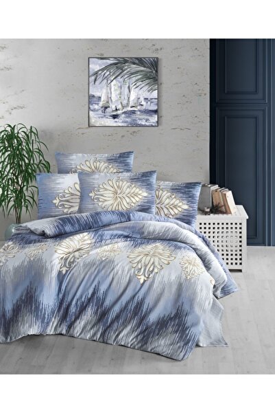 Komfort Home طقم غطاء لحاف مزدوج من القطن (SAFIR)
