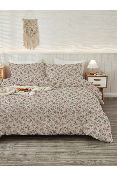 Evmila Σετ Παπλωματοθήκη με Μοντέρνο Σχέδιο και Στάμπα Διπλό 200x220 εκ. με 2...