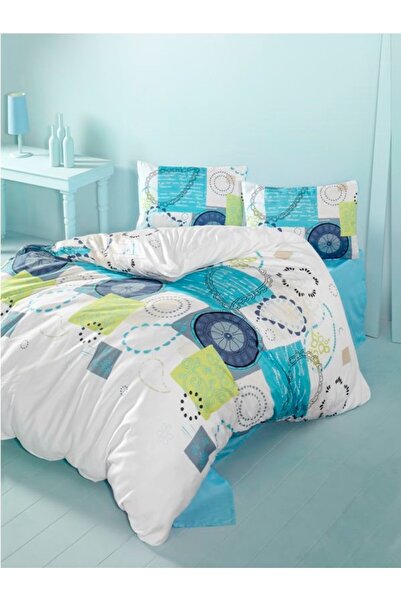 Komfort Home طقم غطاء لحاف Ranforce فردي (SILA BLUE)