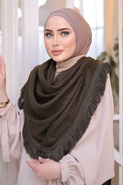 Stella Eşarp Winter Acrylic Shoulder Shawl