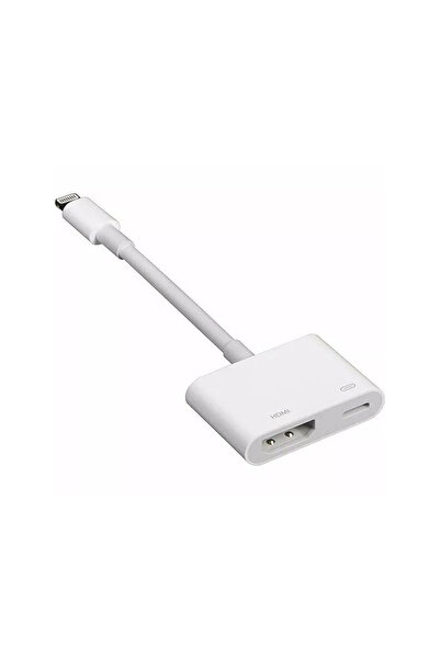 Apera İPhone Lightning Uyumlu Hdmi Dönüşüm Kablosu Adaptörü 8 Pin Yüksek Hızlı Dijital Tv Av Tak-çalıştır