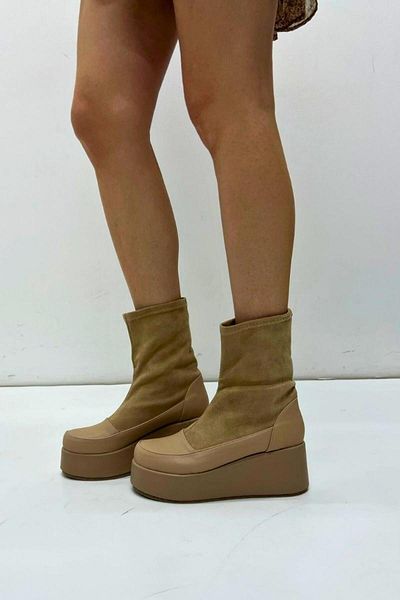 inizio Γυναικείες μπότες Nude Thick Sole V4240
