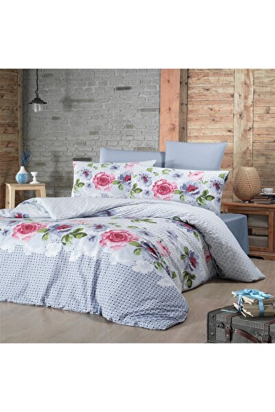 Komfort Home Double Ranforce Duvet Cover Set (ISABELLA BLUE)