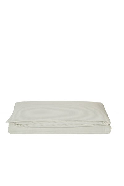 Komfort Home غطاء لحاف مزدوج من القطن الساتان / كريمي