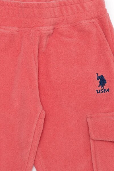 U.S. Polo Assn. Kırmızı Kız Çocuk Örme Pantolon