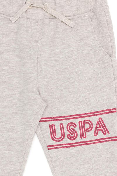U.S. Polo Assn. Φούτερ για κορίτσια με ελαστικό πόδι Navy Blue
