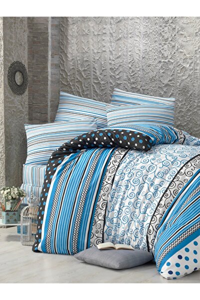 Komfort Home طقم غطاء لحاف فردي من القطن والبوليستر (POINT)