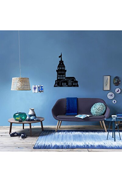 Kız Kulesi - 50x70 Cm Metal Duvar Dekoru - Metal Sanatları